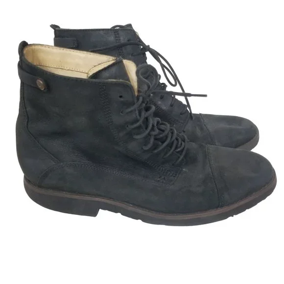 Sebago Mens 9.5M Black Suede Leather Waterproof Lace Up Rutland Chukka Boots Sebago Lace Up Boots for Men | Mercari main image 2